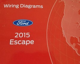 2015 Ford Escape Elettrico Cablaggio Diagramma IN Manuale Ewd Fabbrica - $13.90