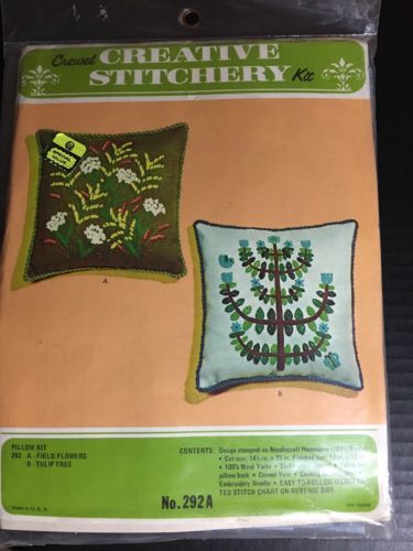 Vintage Kugel Vogart Crewel Embroidery Field And 50 Similar Items