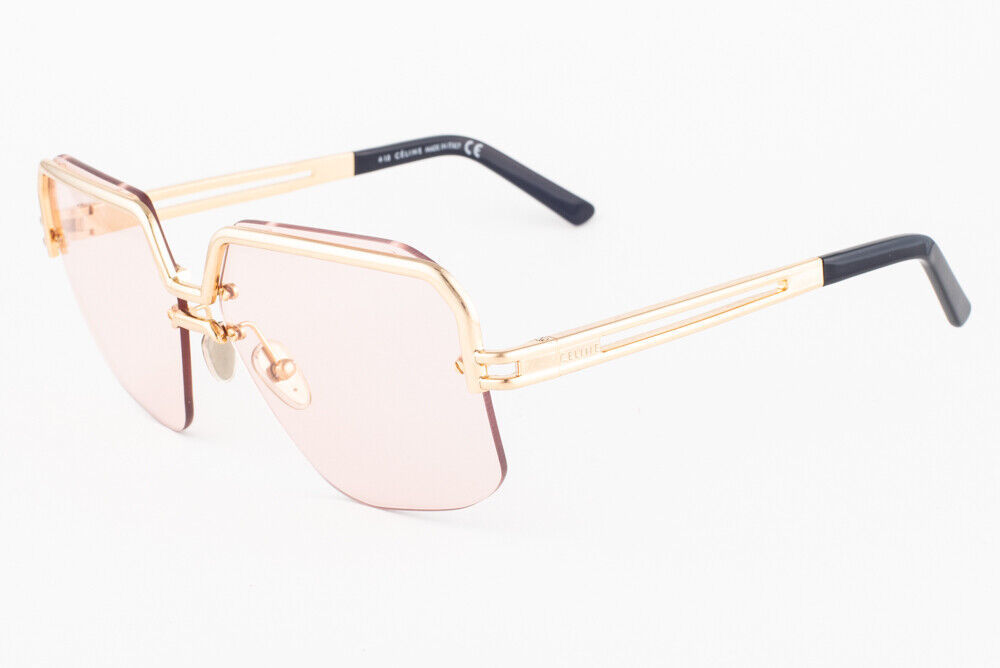 Celine CL 40041UI 32S Gold / Pink Sunglasses CL40041UI 32S 61mm