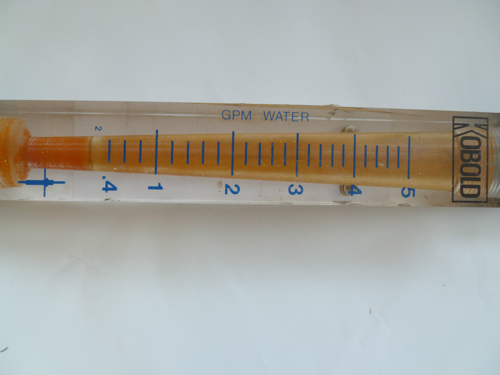 Kobold Water Flow Meter GPM .4 TO 5 GPM Mansfieldfw Flow Meters