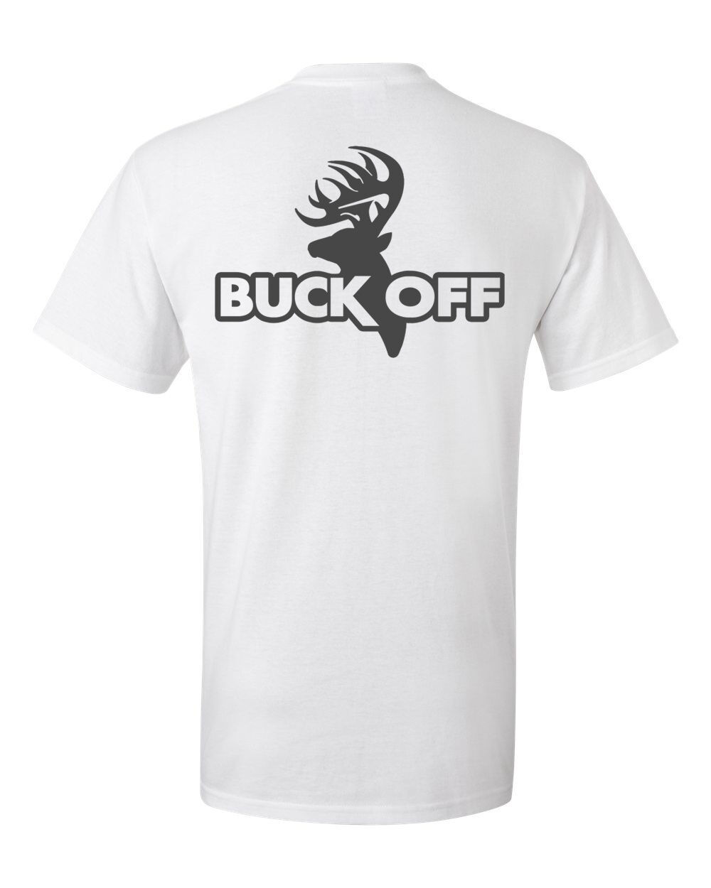 Buck Off Brand Logo t shirt Bow hunting apparel quiver buck deer hunter