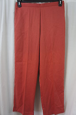 Alfred Dunner Pants Sz 14 Paprika Proportioned Medium Elastic Waist ...