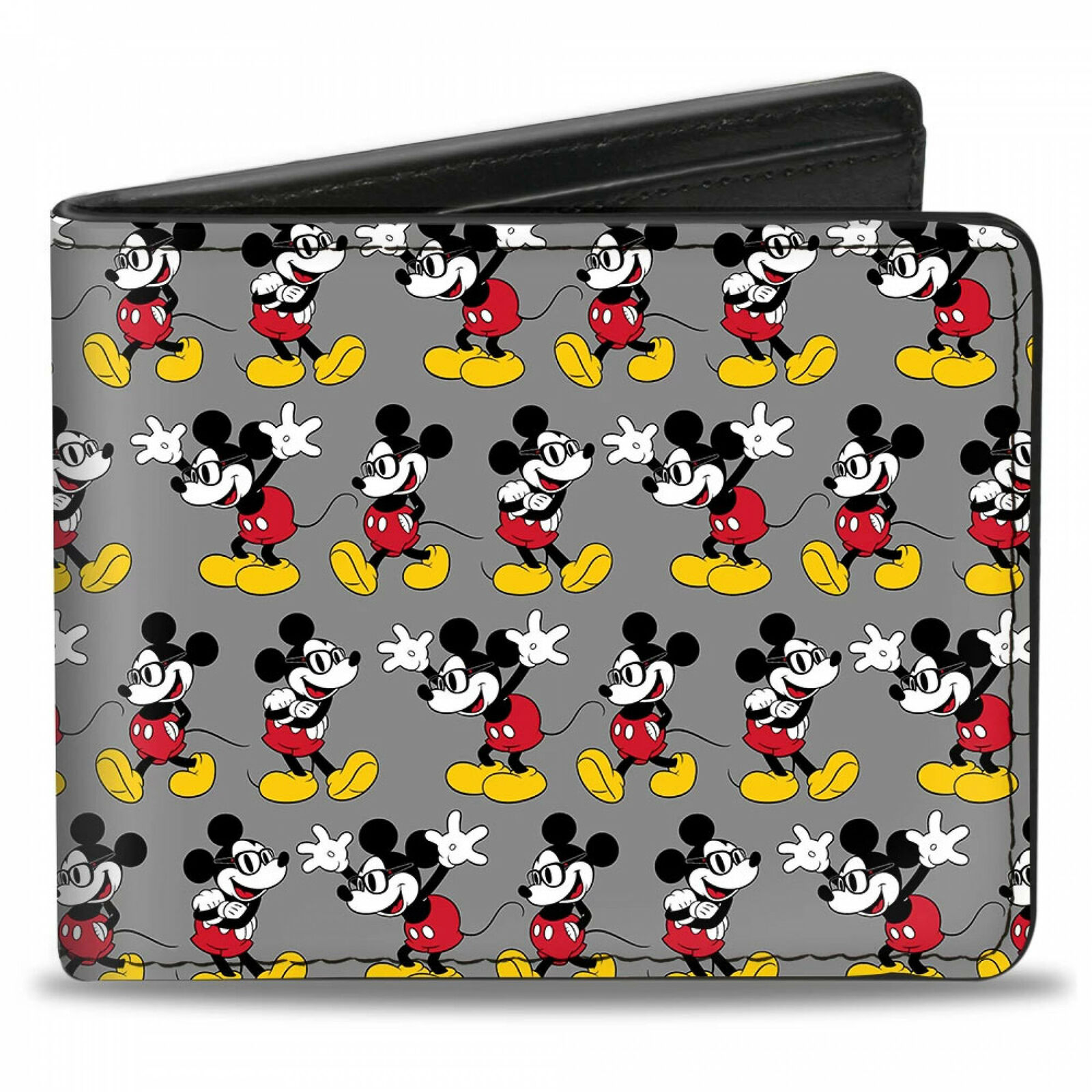 Mickey Mouse Nerdy Bi Fold Wallet Grey Wallets