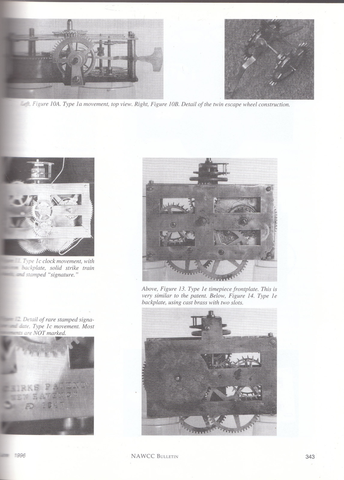 June 1996 Issue the Clock and Watch Collectors Magazine Nawcc Bulletin Magazine Back Issues