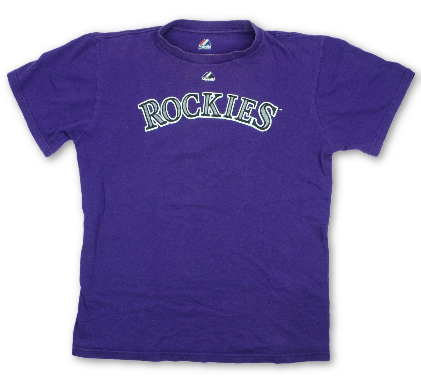 Primary image for Majestic Boys Colorado Rockies MLB Purple Tulowitzki #2 Baseball Shirt Youth XL