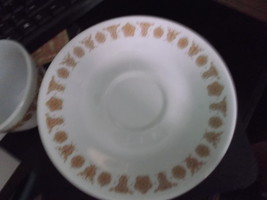 Corelle Butterfly Gold Pattern Saucer (1)-discontinued pattern - $12.00