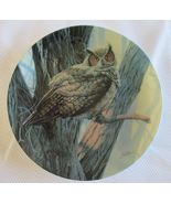 Great Horned Owl Collectors Plate by Daniel Smith | Knowles Limited Edit... - $22.88