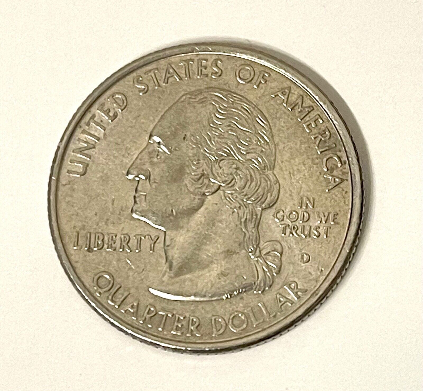 1999 D 1787 Delaware First State Quarter Dollar Coin With Caesar Rodney