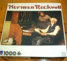 Jigsaw Puzzle 1000 Pieces Norman Rockwell Collection Memories Art Lover ... - $14.84
