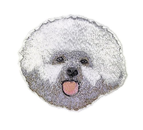 Amazing Dog Faces[Bichon Frise] Embroidery Iron On/Sew Patch [4x 3.8][Made in