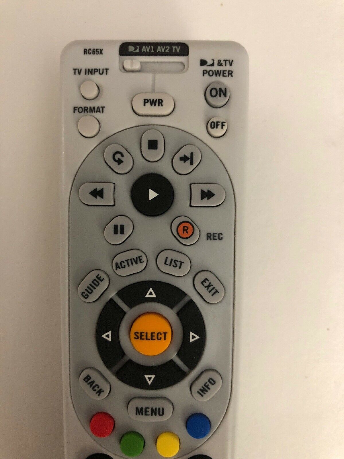 Directv Rc65x Uhf Rf Universal Remote Control Rf Xmp Direct Tv Ship N