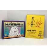 Anyone Can Draw Horses Book Horse Hollow Press  and Co Mo Sketchpad - $14.99