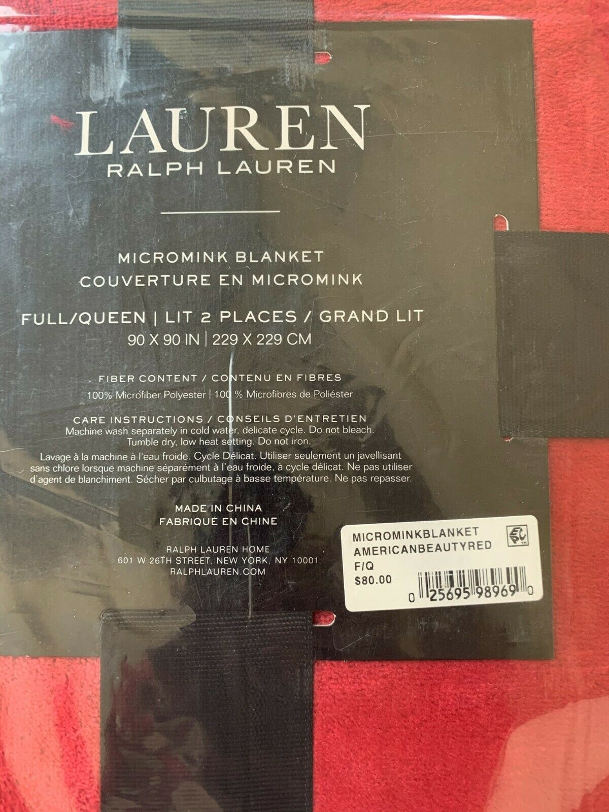 BNWT Lauren Ralph Lauren Micromink Plush and 24 similar items