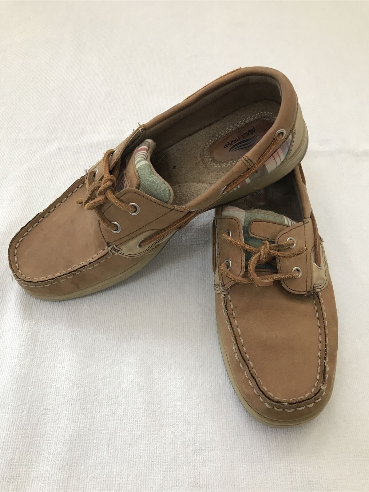 Women’s Maui Island Taupe Color Slip On Loafers Size 8 Medium ...