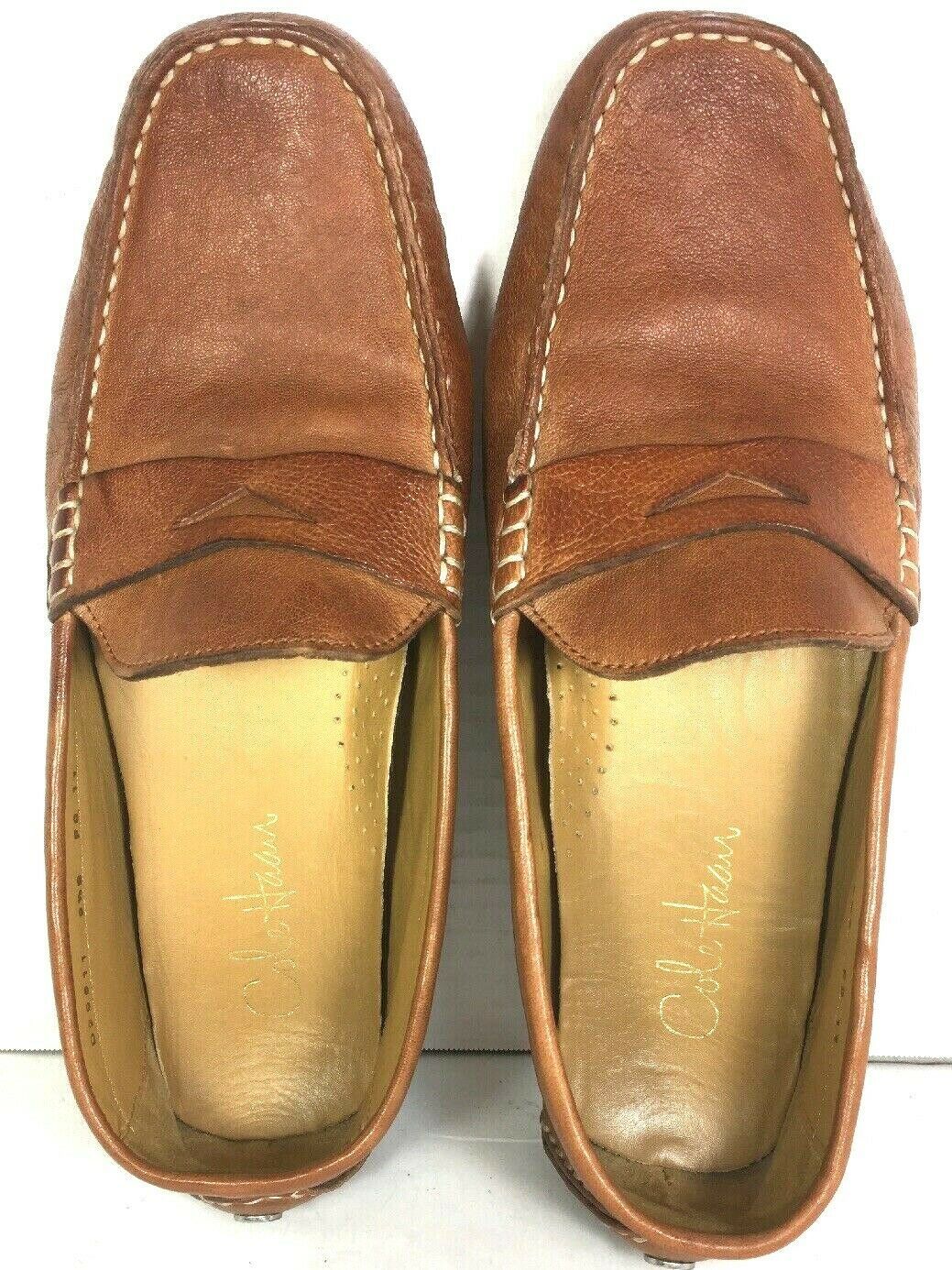 Cole Haan Brown Leather Loafers Driving Shoes Mens US 9.5 B Narrow ...