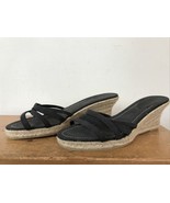 J Crew Black Strappy Wedge Sandals Heels 11 - $1,000.00