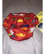 PLAY BABY Swim Diaper Baby boy Size 12 Month DINOSAURS 18-22 lb BNWT - $5.94