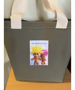 Reusable Canvas Shoulder Bag tote with Trolls - $20.00