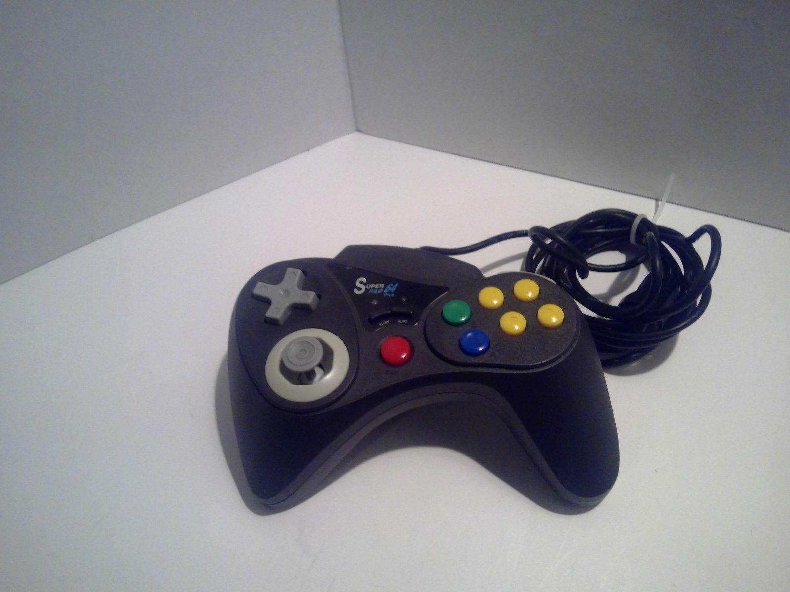 Super Pad 64 Plus by InterAct Turbo Nintendo 64 N64 Controller Cleaned
