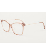Tom Ford 5687 045 Transparent Brown / Blue Block Eyeglasses TF5687 045 56mm - $224.42
