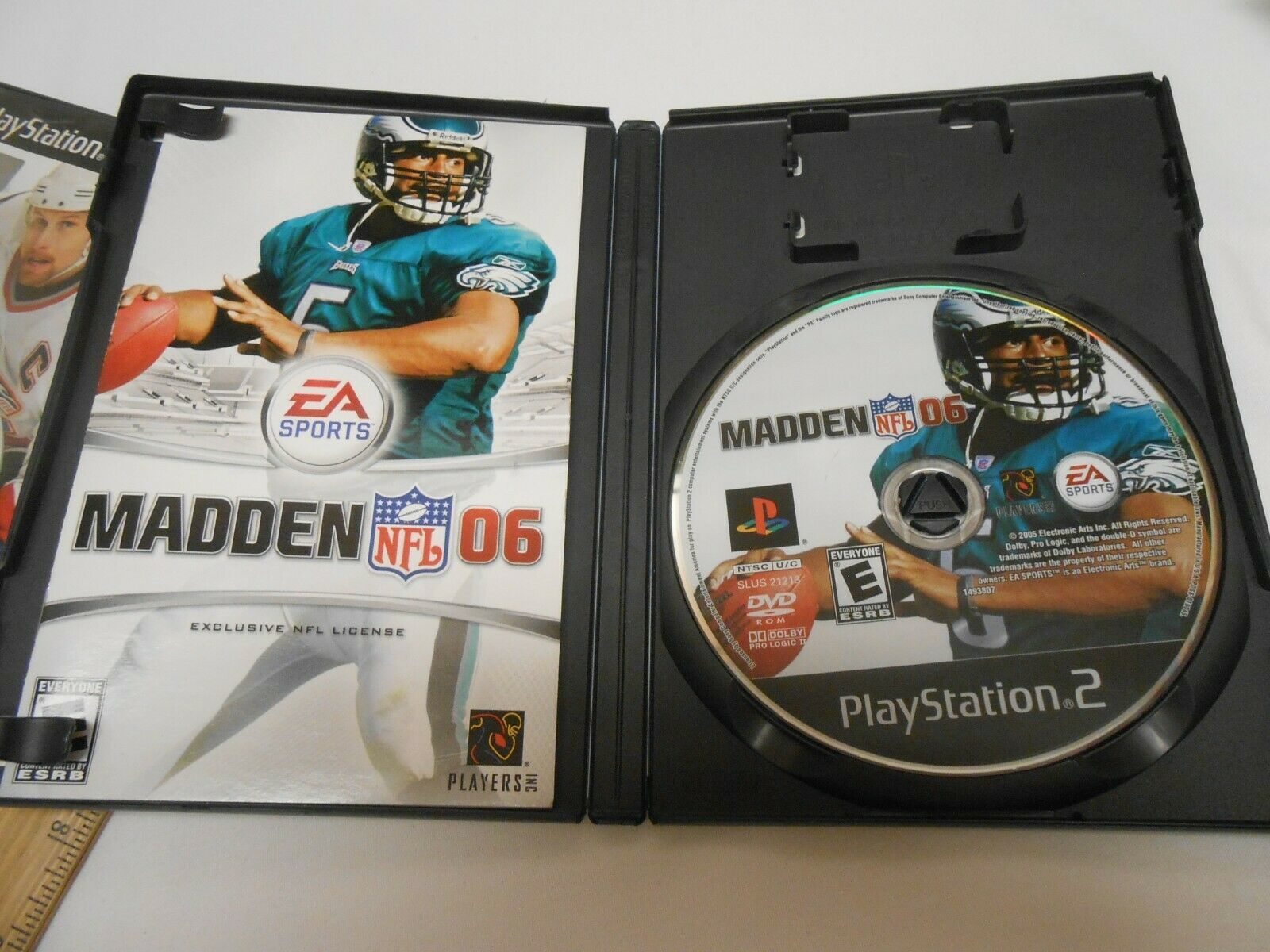 Madden NFL 06 PS2 Sony PlayStation 2, 2005 Disc Case Manual - Video Games