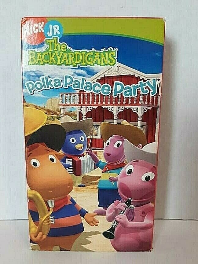 The Backyardigans Vhs Nick Jr Rare Polka Palace Party Vhs Nickelodeon ...