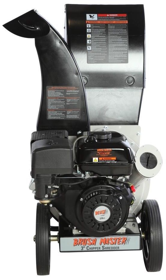 Chromium Chipper Shredder 11 HP 270cc 2Way Self Feeder Discharge Chute