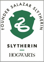 Harry Potter Slytherin Pride Logo & Founder Name Refrigerator Magnet NEW UNUSED - $3.99