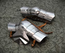 SCA Larp Combat Leg Armor, Medieval Cuisses with Knees and Poleyns By NauticalMa