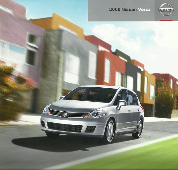 2009 Nissan VERSA sales brochure catalog US 09 1.6 1.8 S SL - Datsun ...
