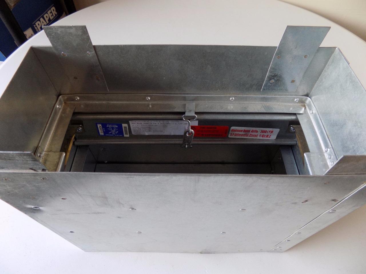 Nailor Industries D0206 14" x 4" Dynamic Grille Mount Fire Damper 1.5HR Fire Protection Equipment