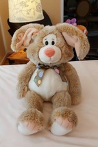 Gund Carlyle Bunny Plush (Adjustable Ears, Colorful Bow) 20” - $16.00