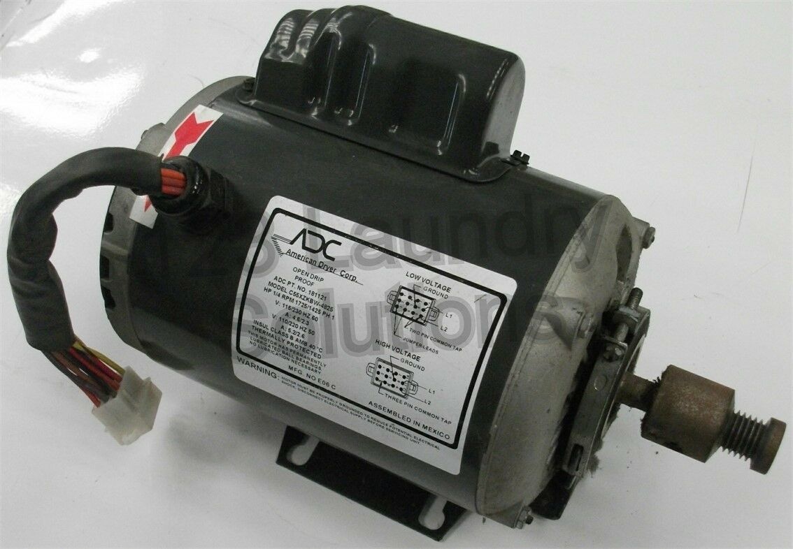 American Dryer Corp. (ADC) Electric Dryer Motor SL31 P/N 181121 [Used