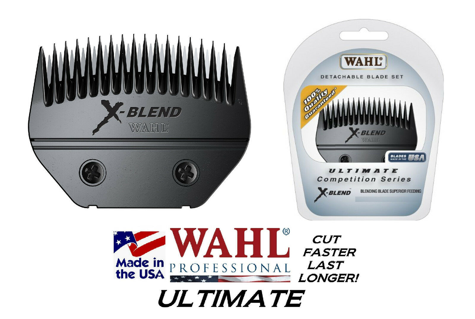 WAHL ULTIMATE COMPETITION XBLEND BLADE Blending*Fit Oster A5,Andis AGC
