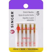SINGER 04720 Universal Stretch Sewing Machine Needles, Size 80/11, 5-Cou... - $18.99