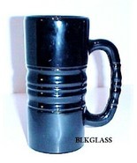 Zombie Mug Stein Tiara Exclusives Ebony Black Glass Baluster Barware - $11.99