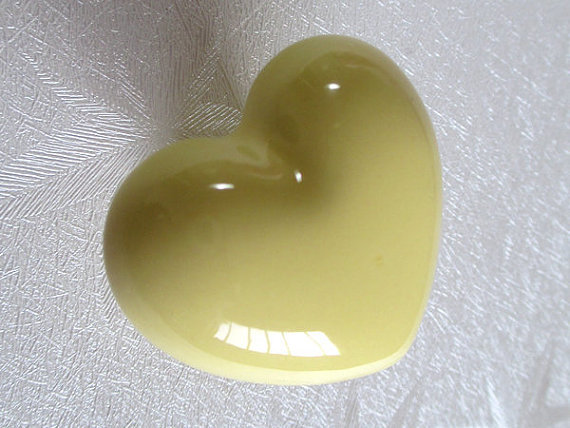 Yellow Heart Knobs Dresser Knob Drawer Knobs And Similar Items