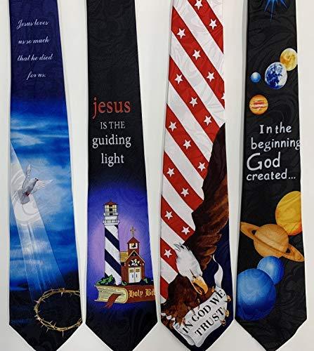 Steven Harris 4 Pack Mens Christian Religious Neckties