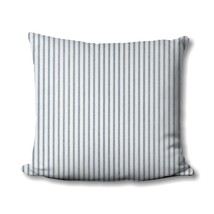 Ticking Stripe Pillow - Classic Premier Navy and White - Farmhouse French Tickin - $17.99