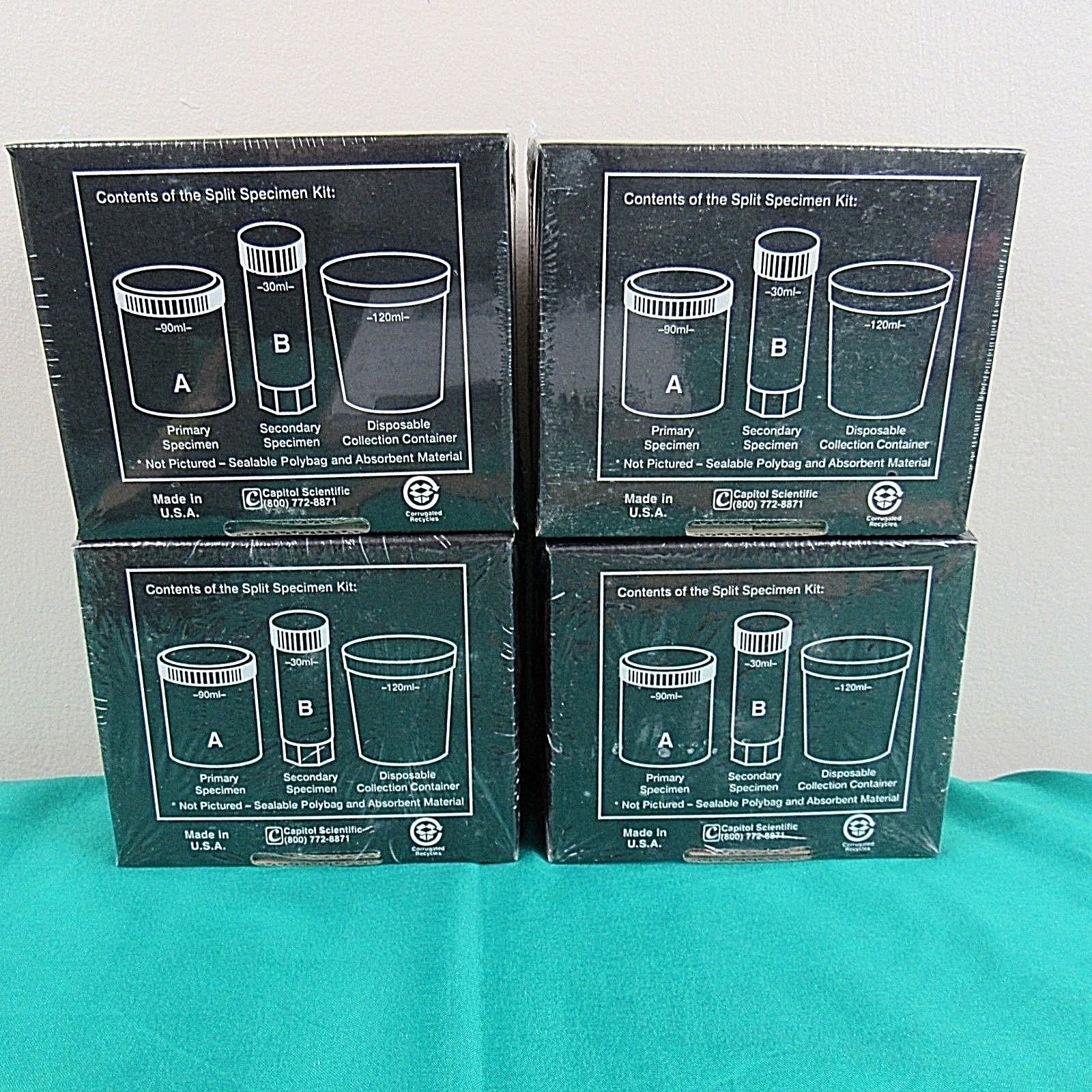 MEDTOX SPLIT SPECIMEN COLLECTION KIT NEW IN BOX Lot of 4 Drug Testing