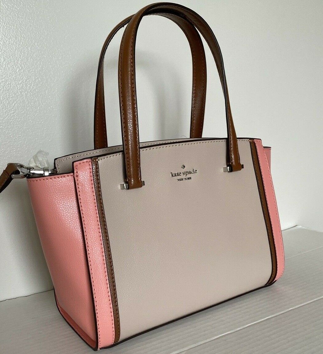 New Kate Spade small Geraldine Patterson Drive Satchel Leather Warm