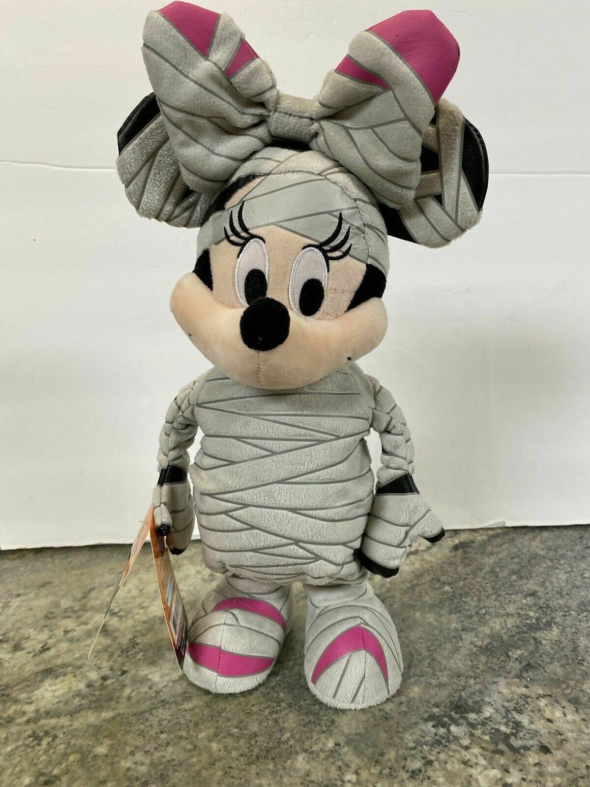 Disney Minnie Mouse Spooky Mummy 14” Dancing Music Side Step Animated ...