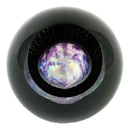 Glass Eye Studio Celestial Series Pluto Paperweight Art Decor New 511F