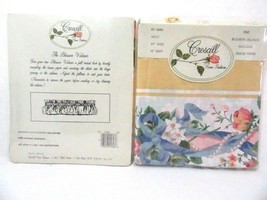 Croscill Princess Floral Yellow Stripe 2-PC 86 x 15 Blouson Valances - $46.00