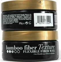 2 Ct OGX Low Shine Bamboo Flexible Fiber Texture Wax Beeswax Sandalwood #3 3oz 