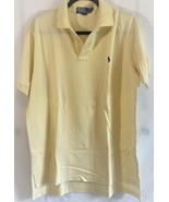 Men&#39;s Polo Ralph Lauren Size XL Yellow Short Sleeve Polo Shirt - $17.00
