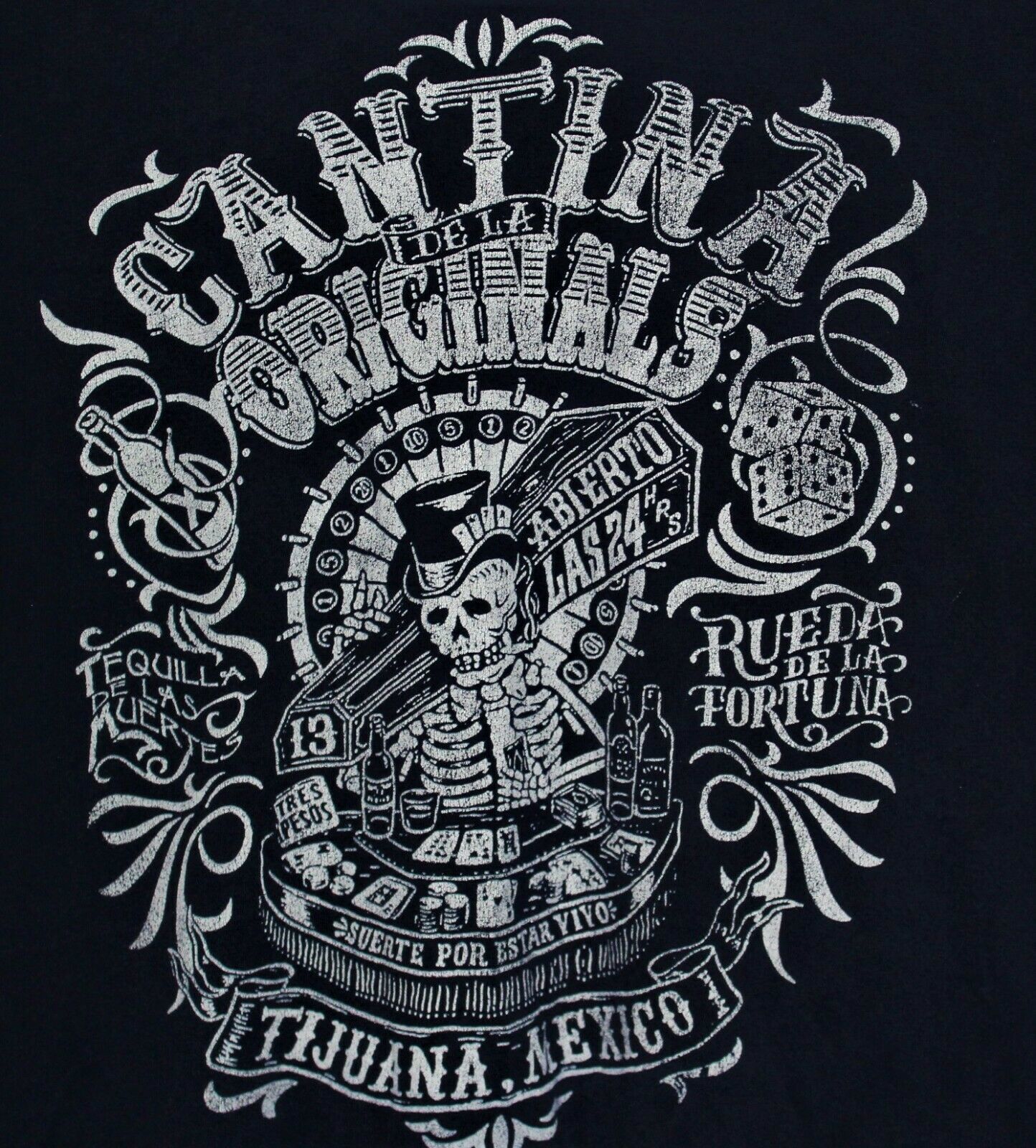 Primary image for Cantina De la Originals Shirt ( Used Size L ) Very Good Condition Tijuana Mexico