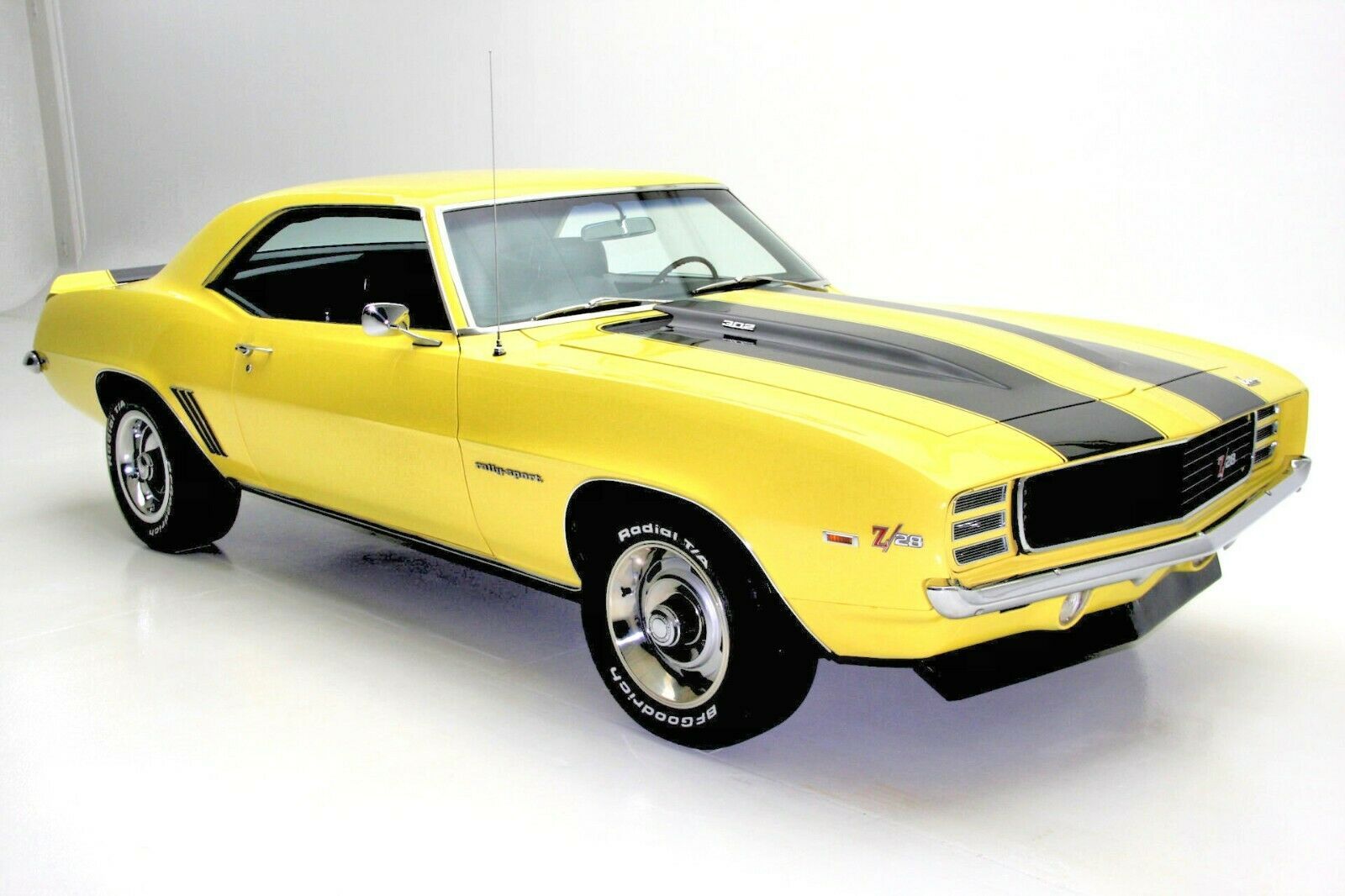 1969 Chevy Camaro Z28 Yellow POSTER 24 X 36 INCH SWEET LOOKING! - Home ...