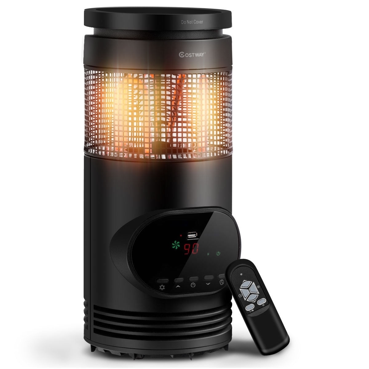 1500 W Adjustable Thermostat Portable Electric Space Heater - Portable ...