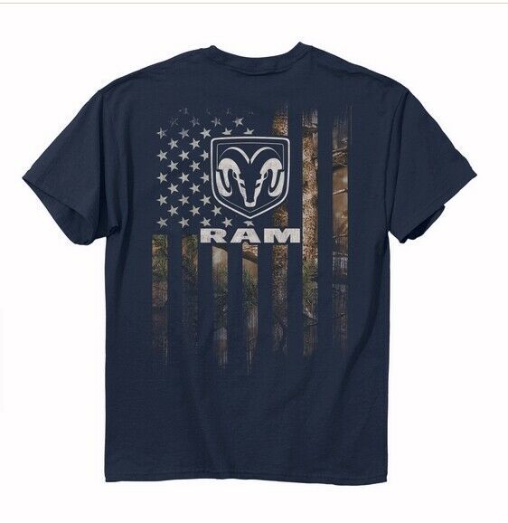 RAM U.S. Flag Camo Short Sleeve T-Shirt - NEW FAST FREE SHIP